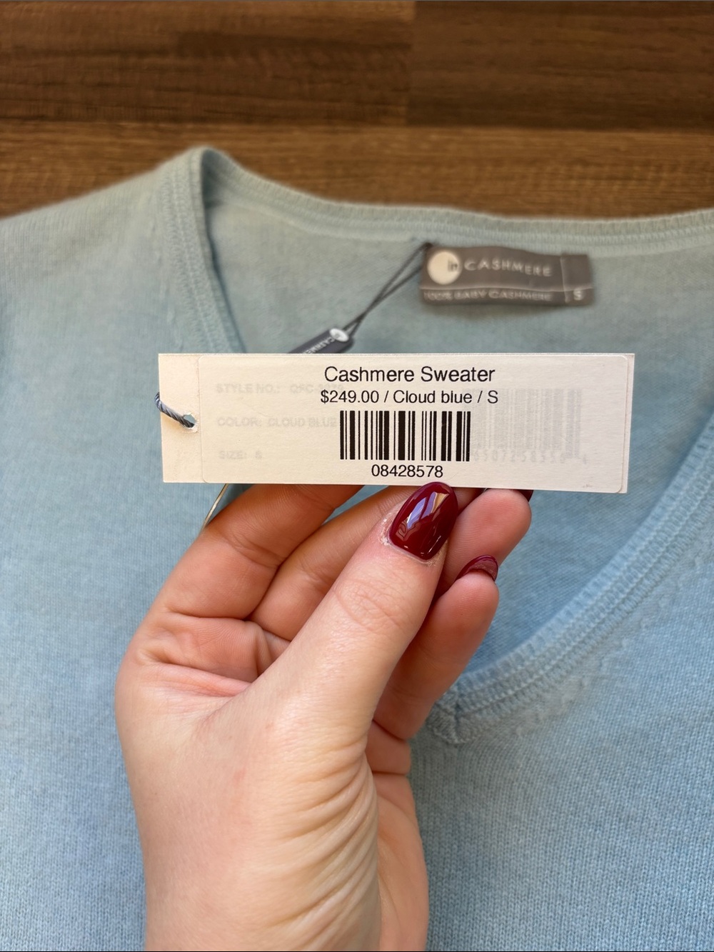 NWT In Cashmere Sweater - Picture 4 of 6